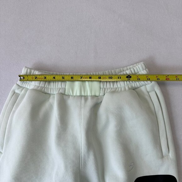 Boxraw Womens Boyfriend Shorts Mint Green Sweat Shorts Casual Size Large - Picture 13 of 15